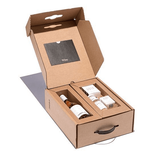 Internally Folded liner carton with object