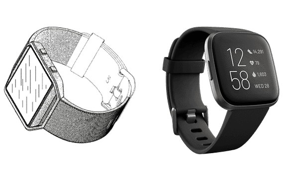 2018 Design Patent of Fitbit and Fitbit Versa 2